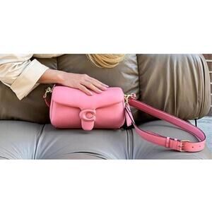 Coach C0772 Tabby Pillow Taffy Pink Gold Hardware Shoulder Bag - Pre-Owned